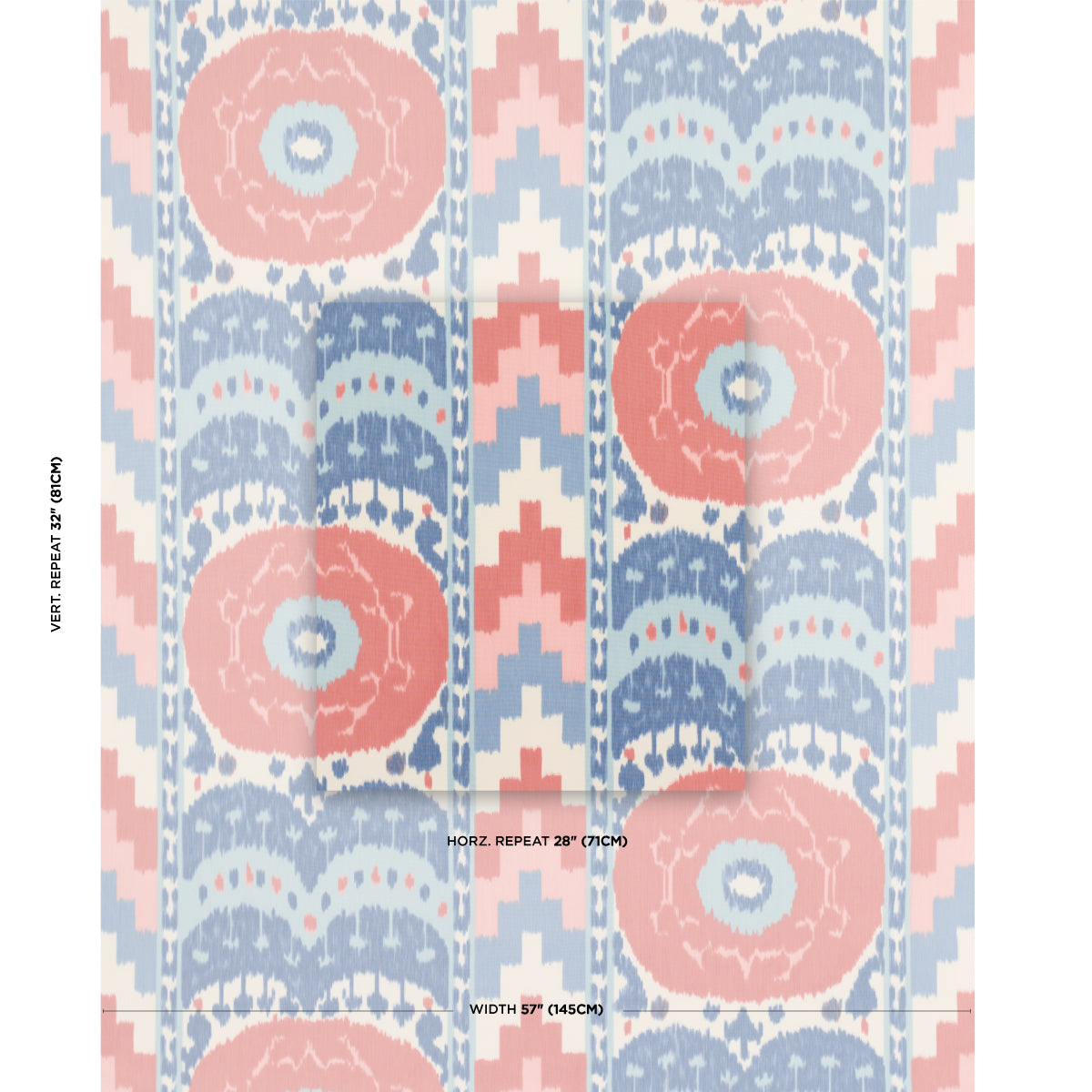 SAMARCANDA IKAT II | CHAMBRAY E CORALLO