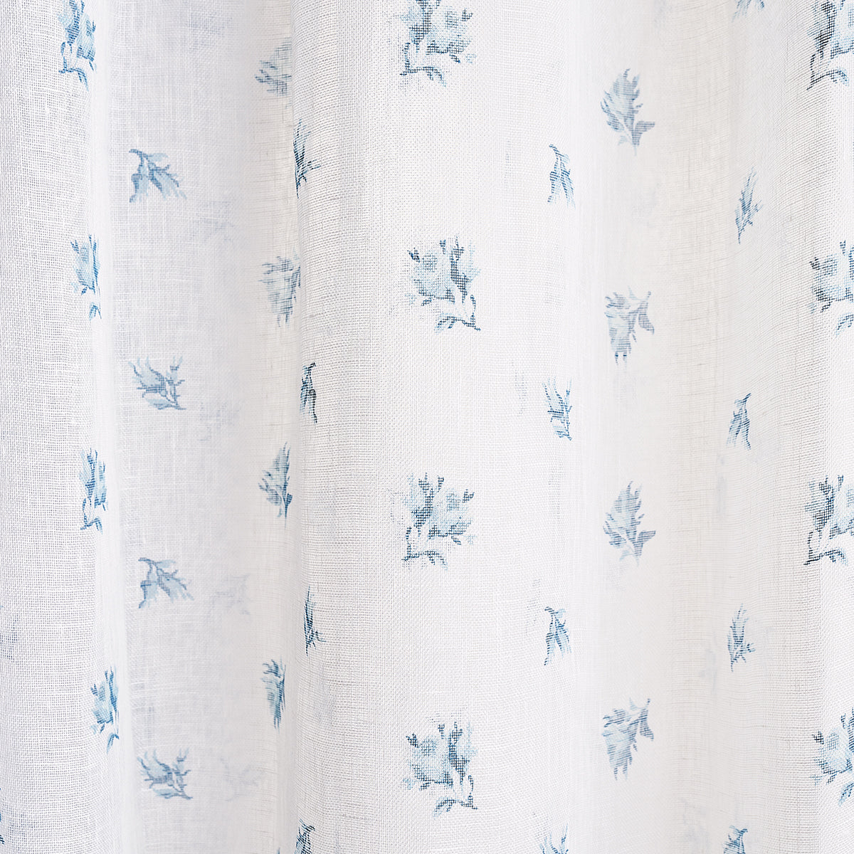 MARGIE FLORAL SHEER | Soft Blue