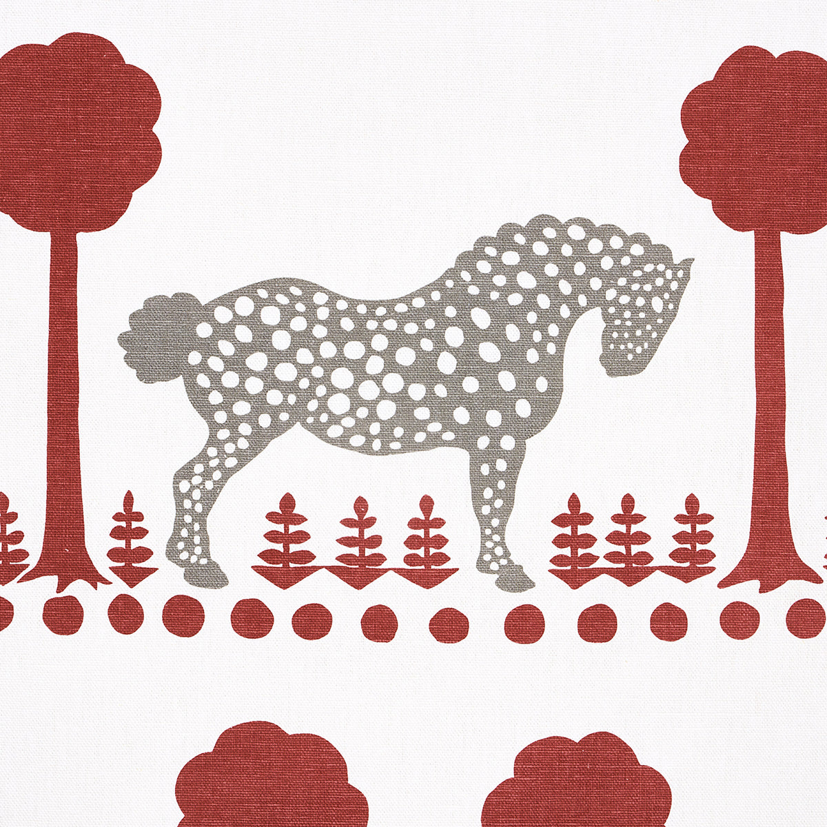 PONY A POIS | ROSSO