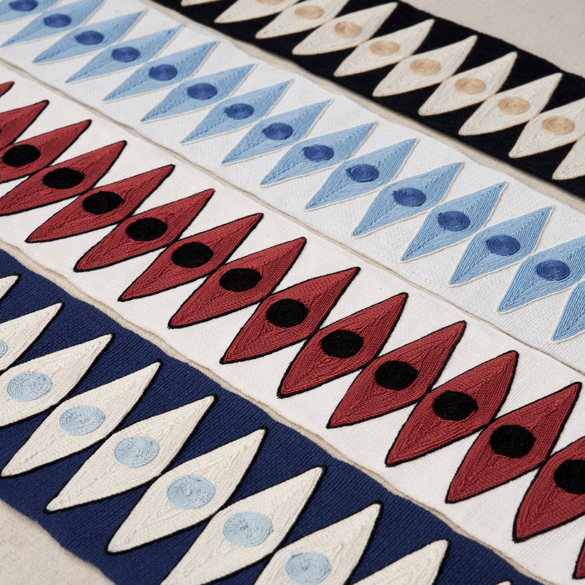 NASTRO BACKGAMMON | BLU MARINO E CIELO