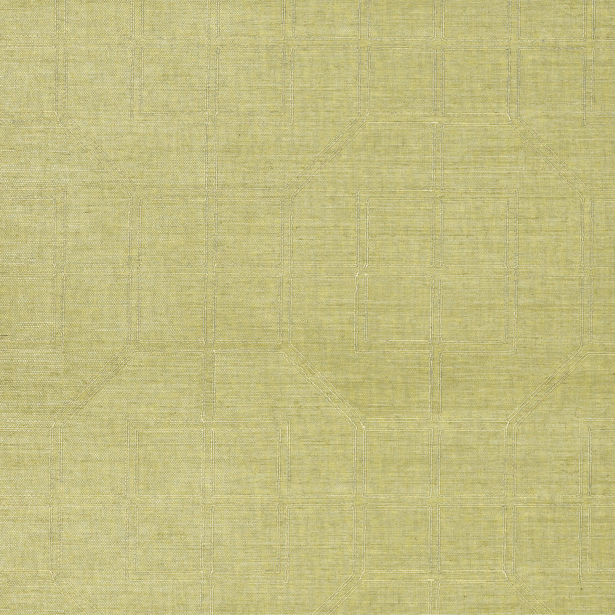 LINYI EMBROIDERED FRET SISAL | Celery