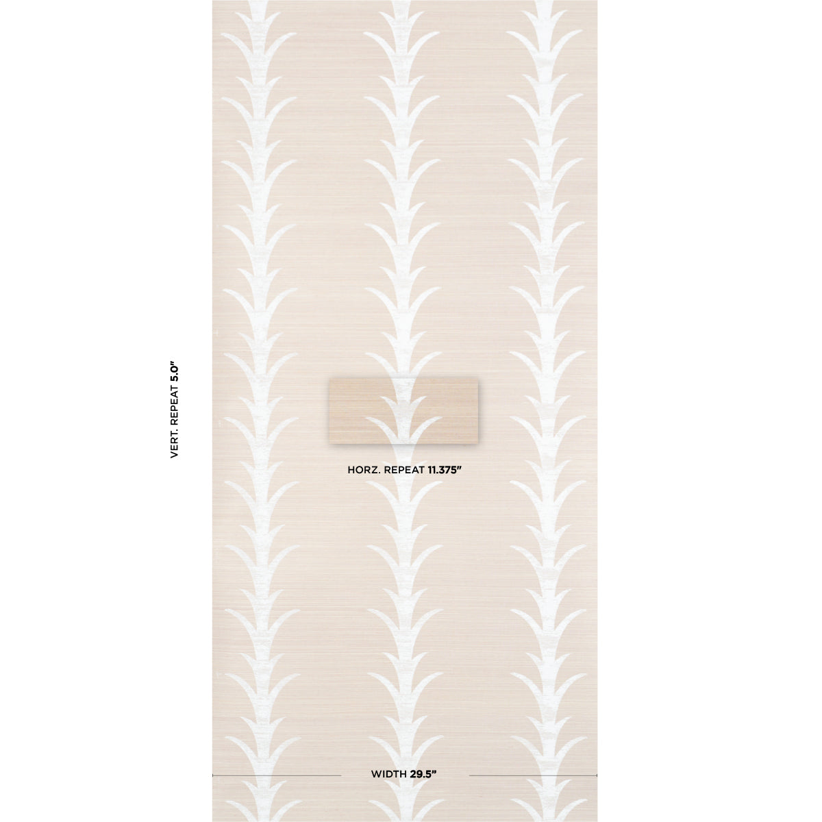 ACANTHUS STRIPE SISAL | Fog & Chalk