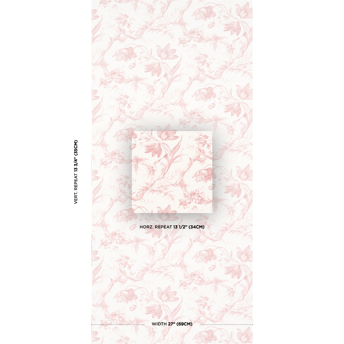 TOILE DE FLEURS | Pink