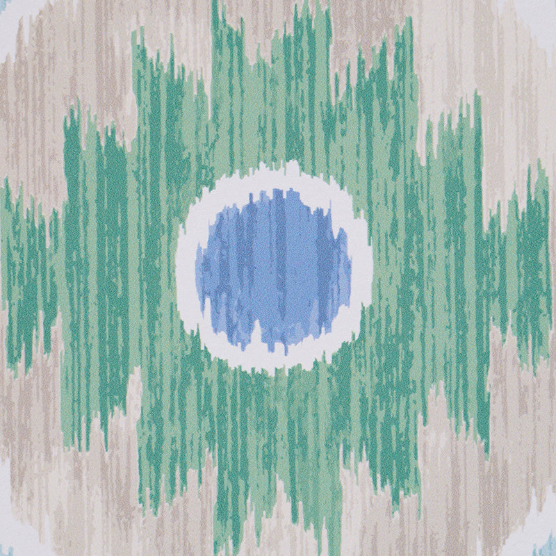 ELIZIA IKAT | Green & Blue