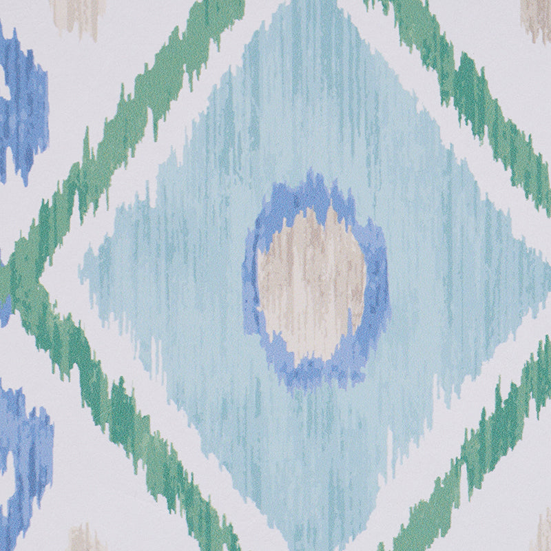 ELIZIA IKAT | Green & Blue