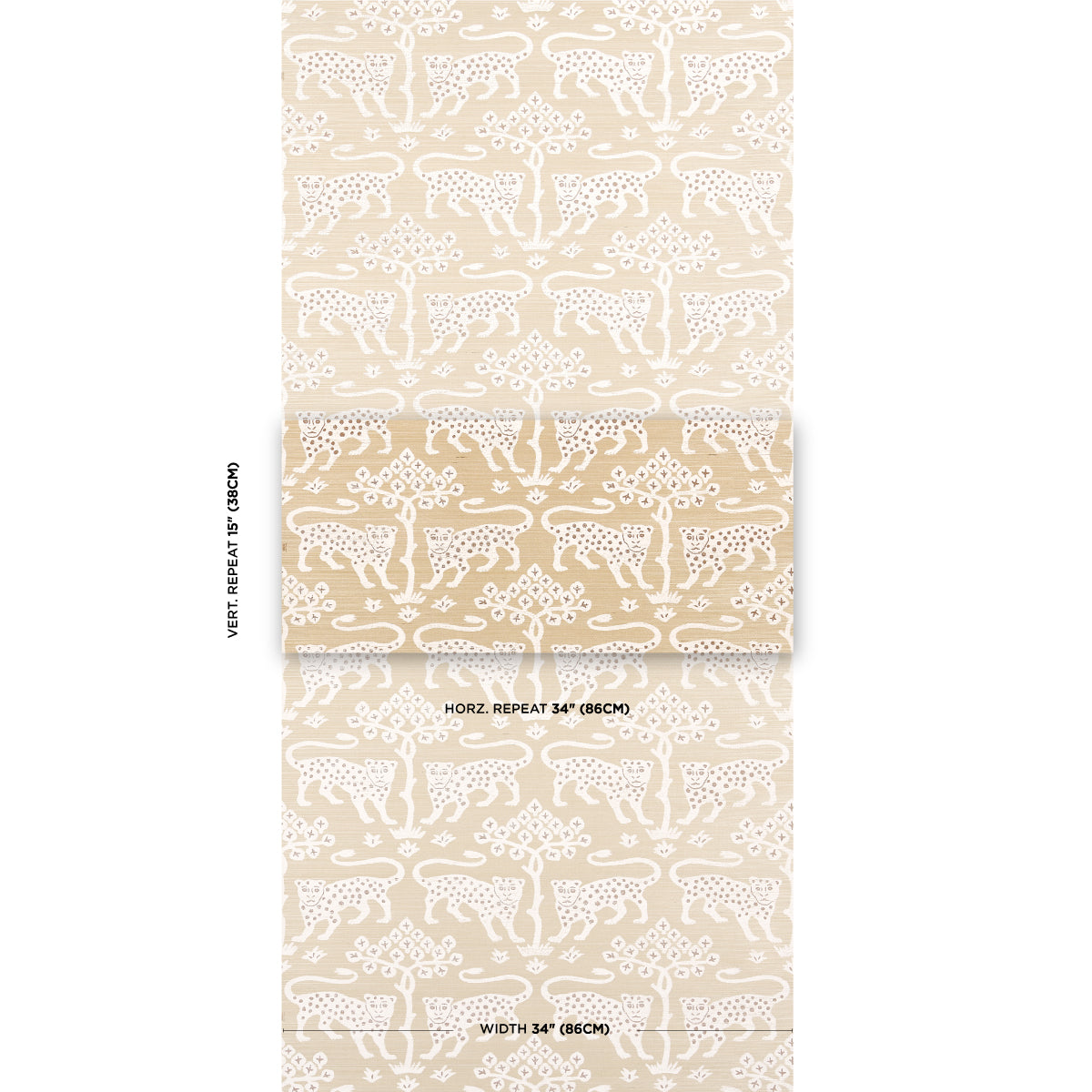 WOODLAND LEOPARD SISAL | Oatmeal