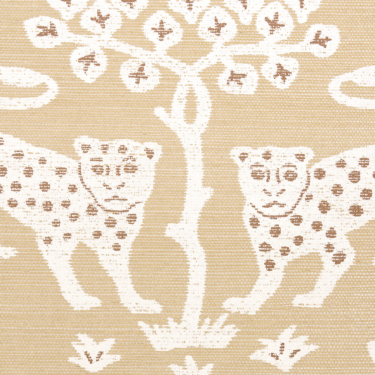 WOODLAND LEOPARD SISAL | Oatmeal