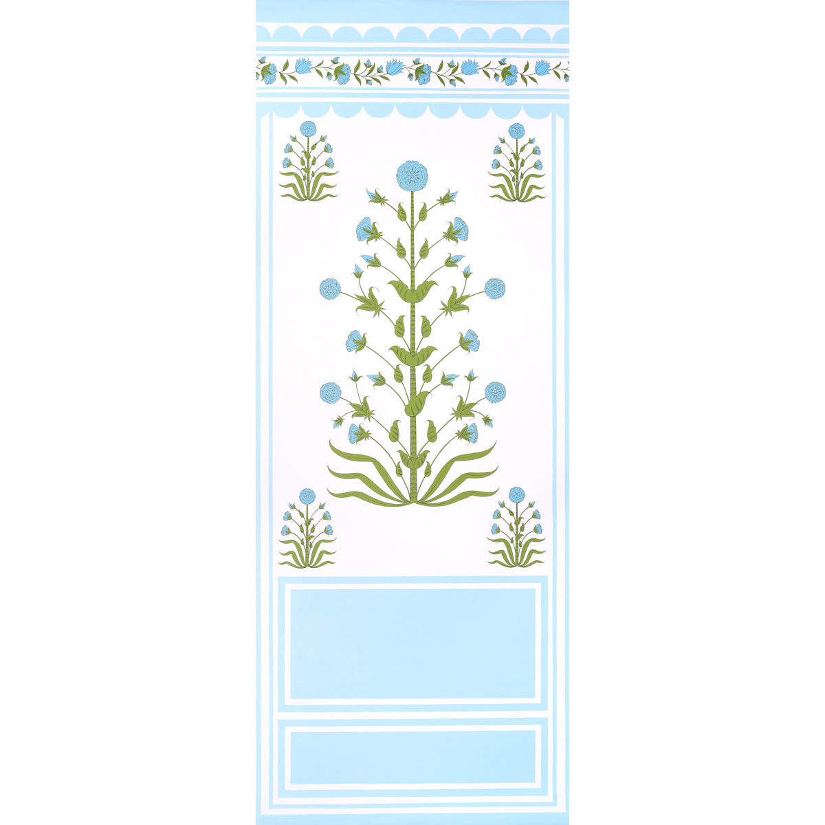 ROYAL POPPY PANEL A | Blue