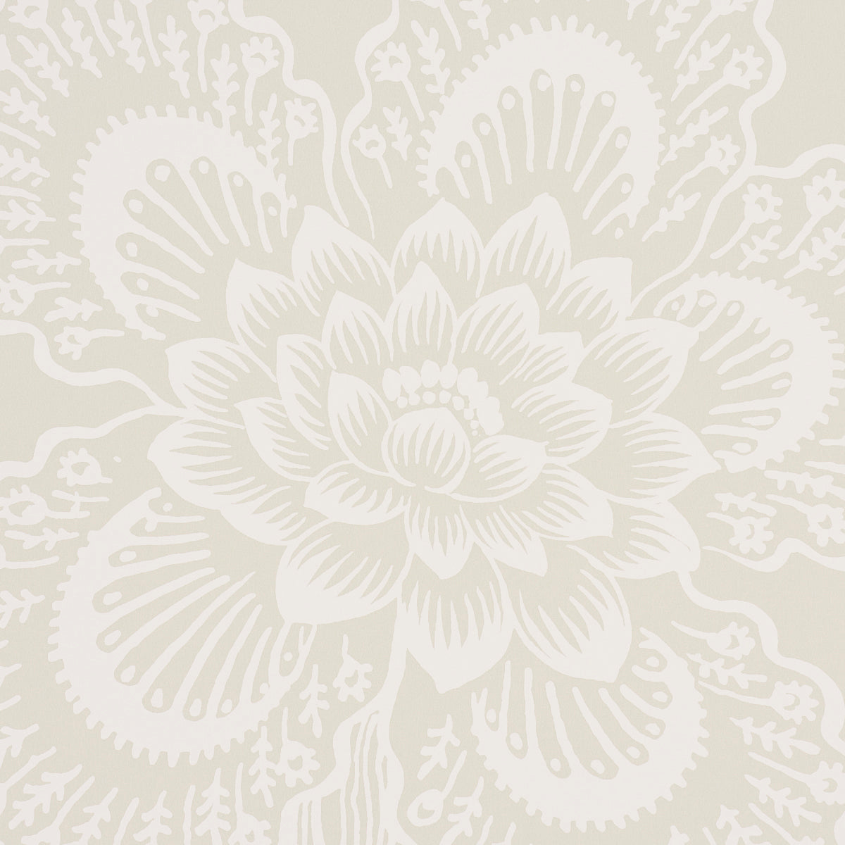 HOTHOUSE FLOWERS SILHOUETTE | Cream