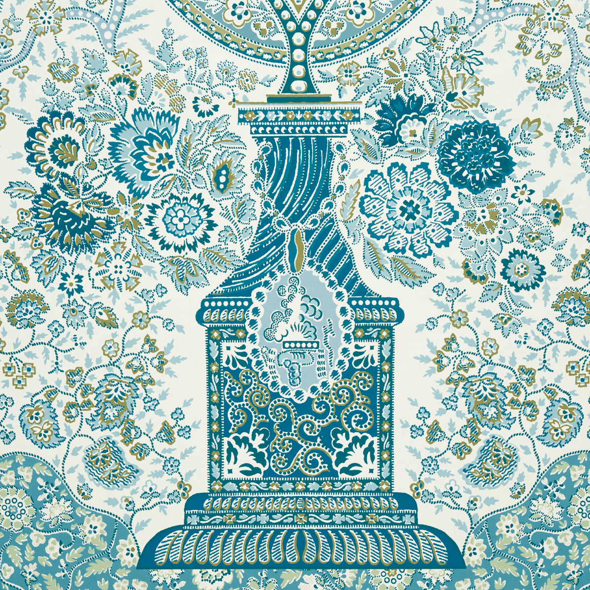 COLMERY PAISLEY PANEL SET | Peacock