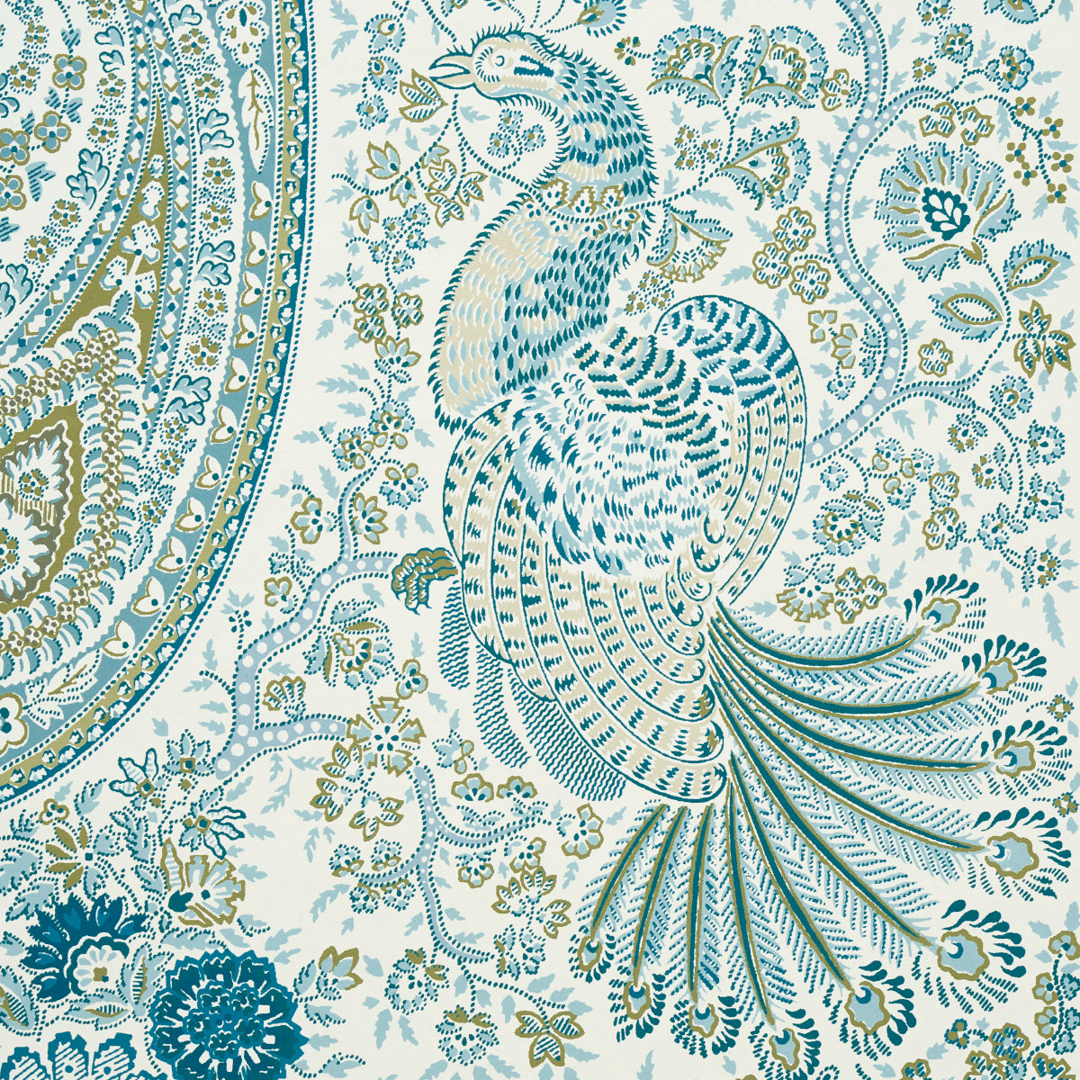 COLMERY PAISLEY PANEL SET | Peacock