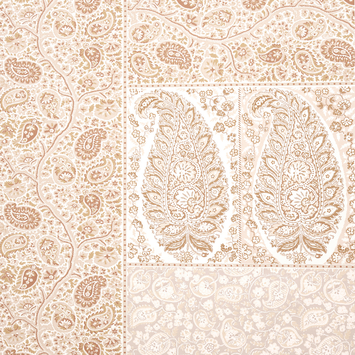 COLMERY PAISLEY PANEL SET | Parchment