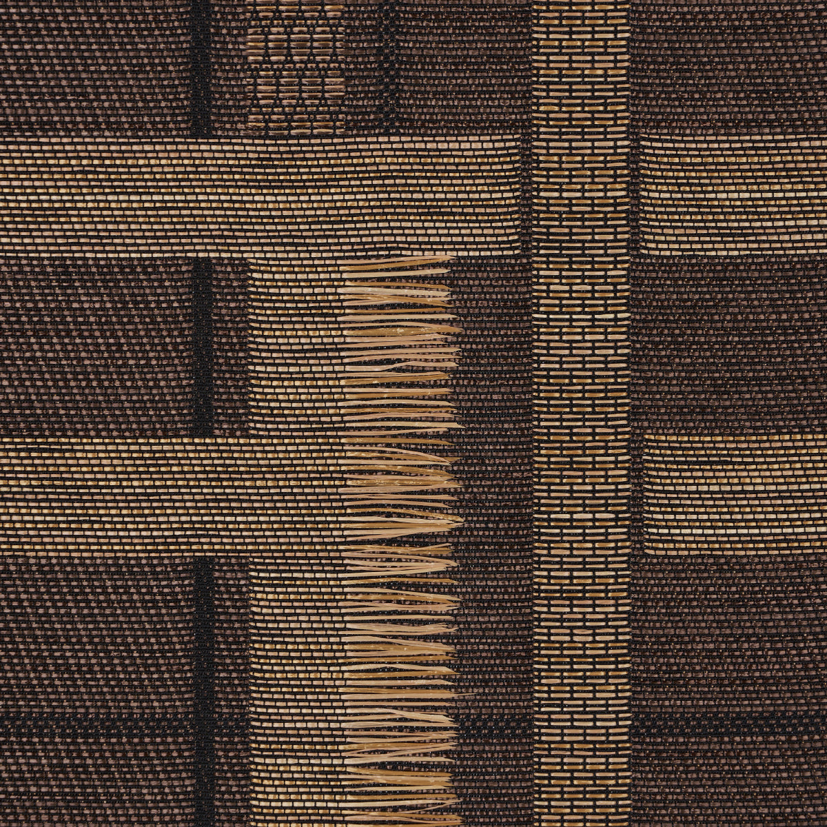 AXEL PLAID WALLCOVERING | Saddle Brown