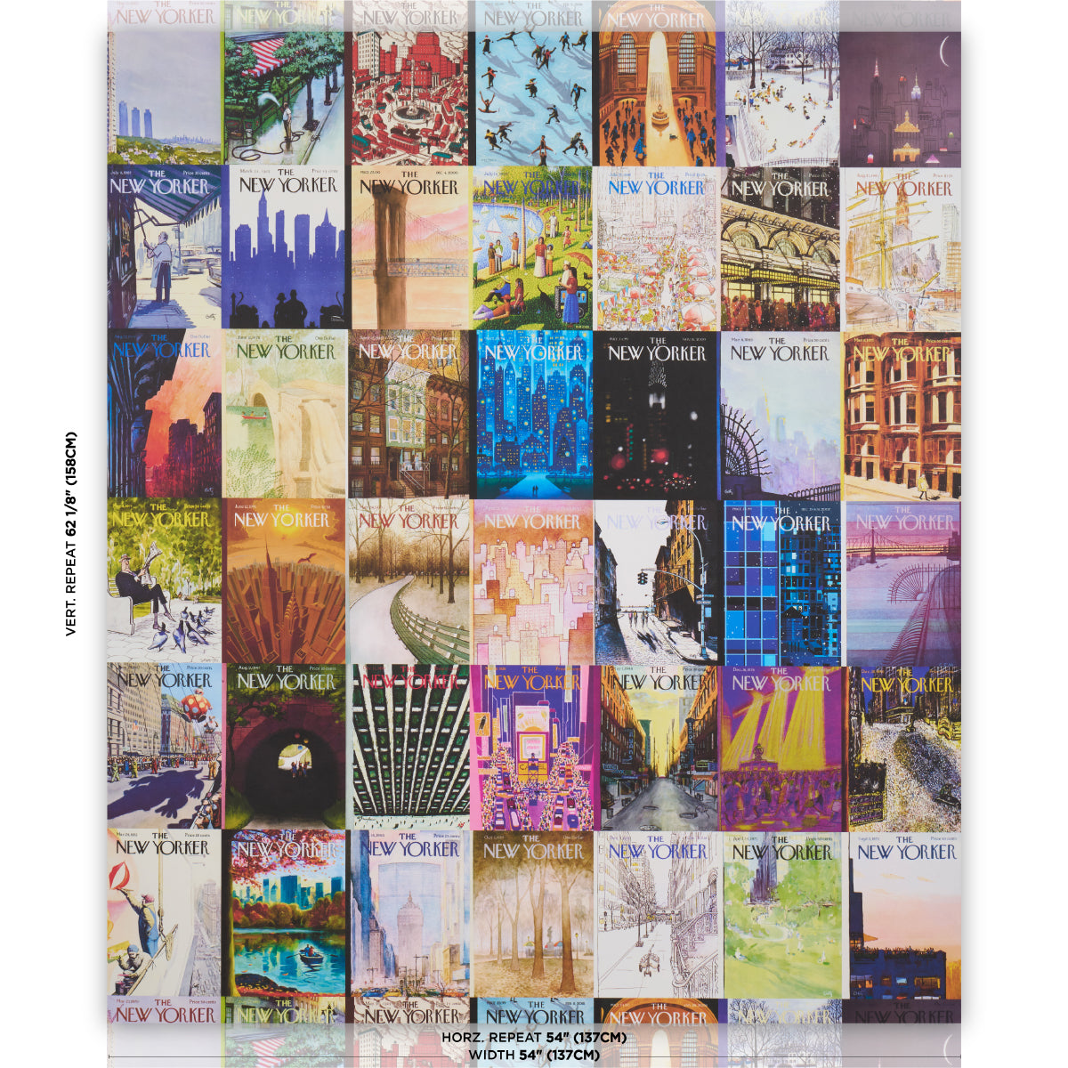 THE NEW YORKER CITY-VIEW COVERS | Multicolor