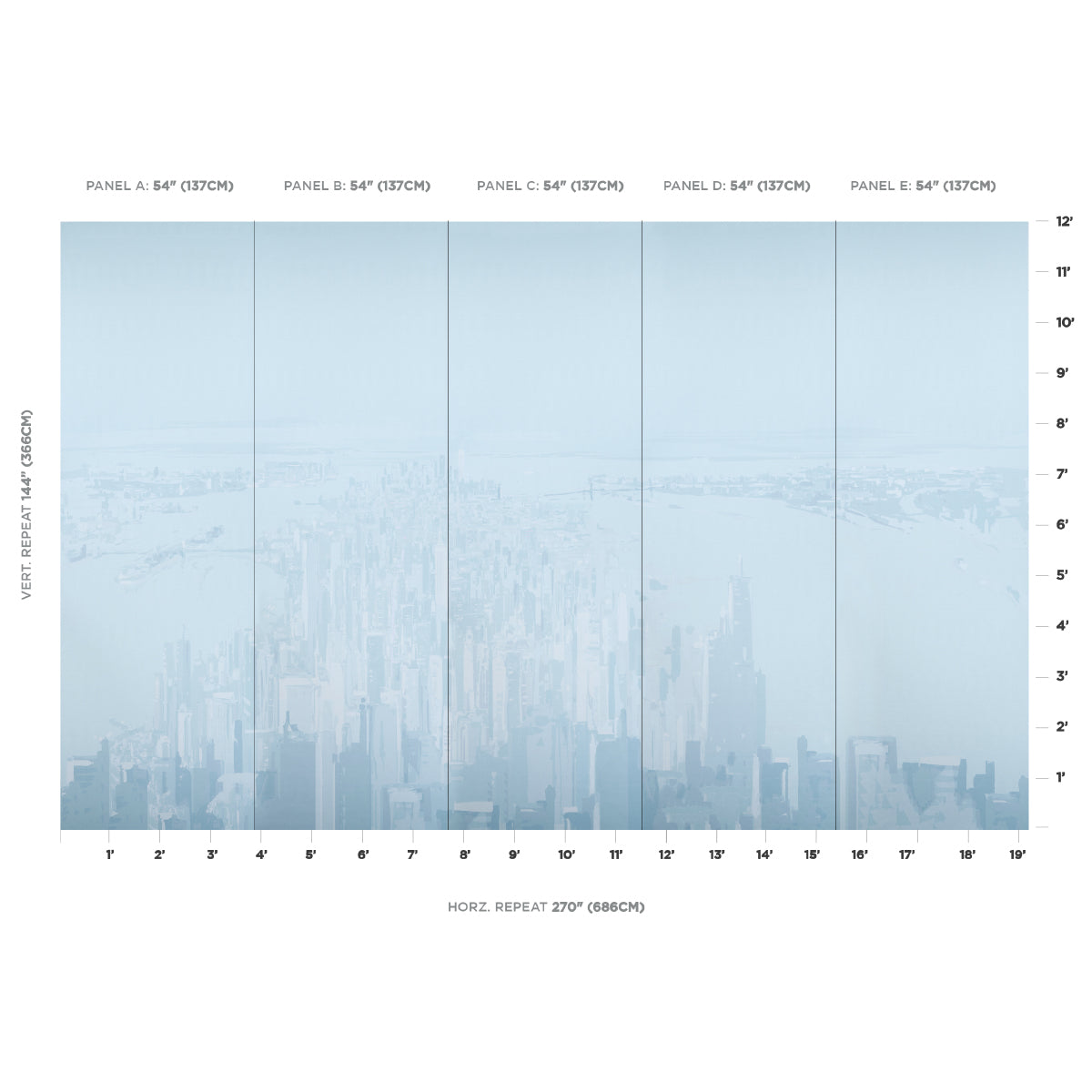 PASCAL CAMPION'S NEW YORK SKYLINE | Blue