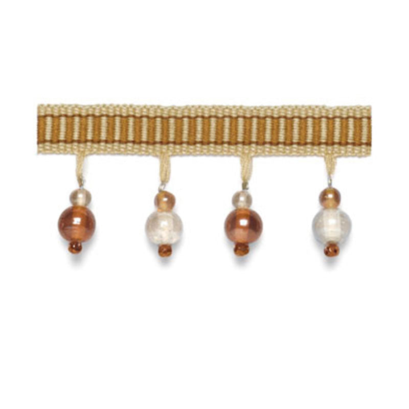 KENSLEY BEADED FRINGE | Caramel