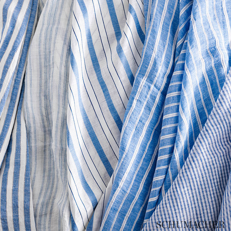 REGATTA LINEN STRIPE SHEER | Chambray