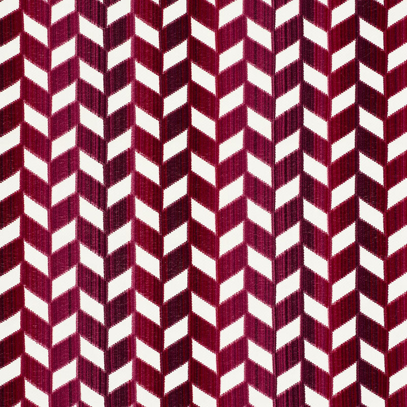 VELLUTO CHEVRON STRIÉ | GRANATO