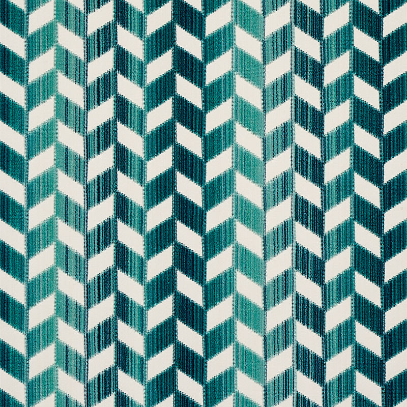 VELLUTO CHEVRON STRIÉ | PAVONE