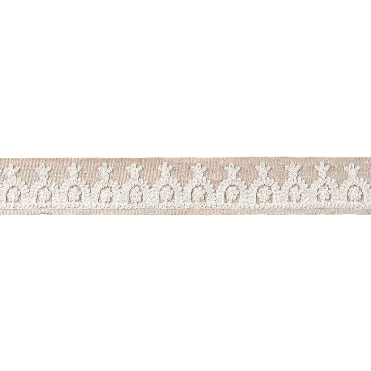 NOELIA EMBROIDERED TAPE | Natural