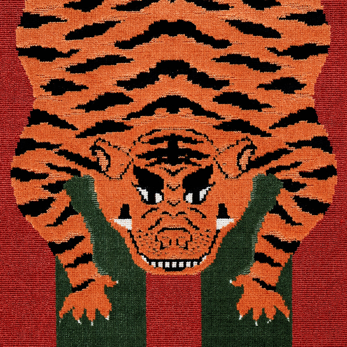 JOKHANG VELLUTO TIGRE | ROSSO VERDE