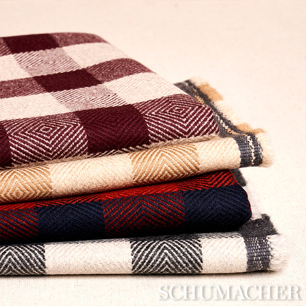 GALT WOOL CHECK | Plum