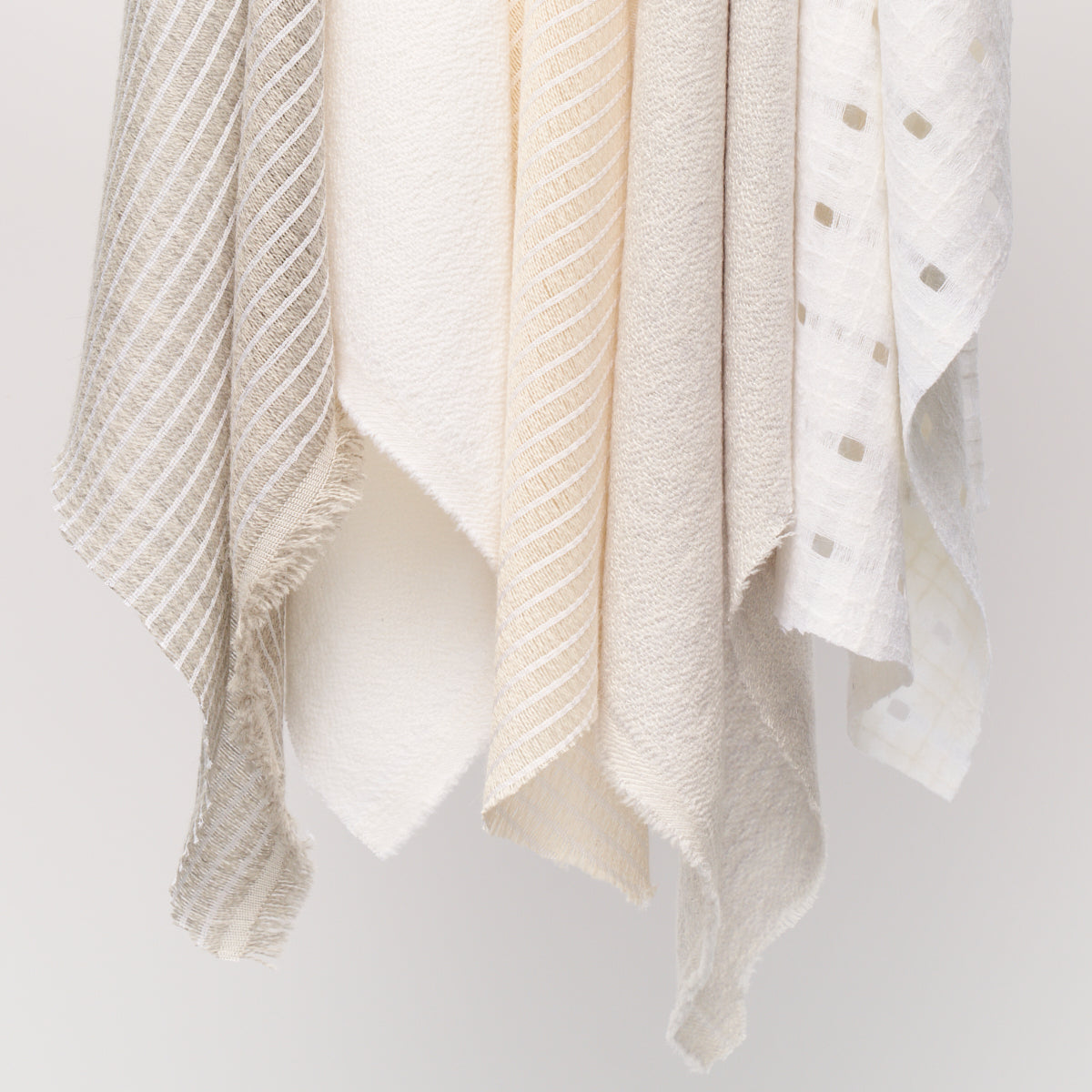 CREPE WOOL LINEN CASEMENT | Ivory