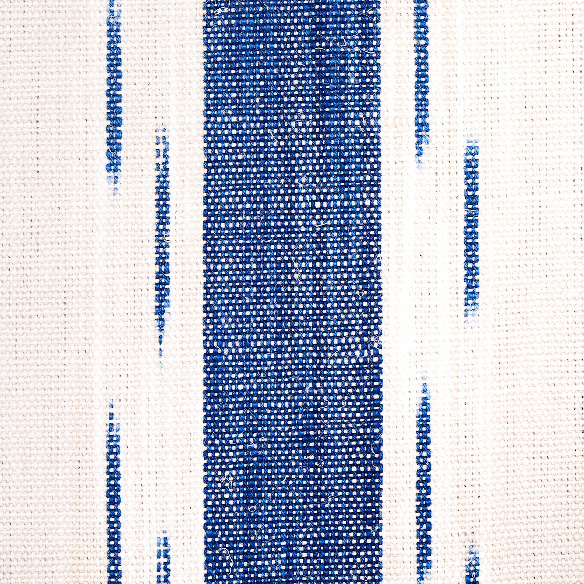 MIRZA IKAT STRISCIA | BLU SU NATURALE