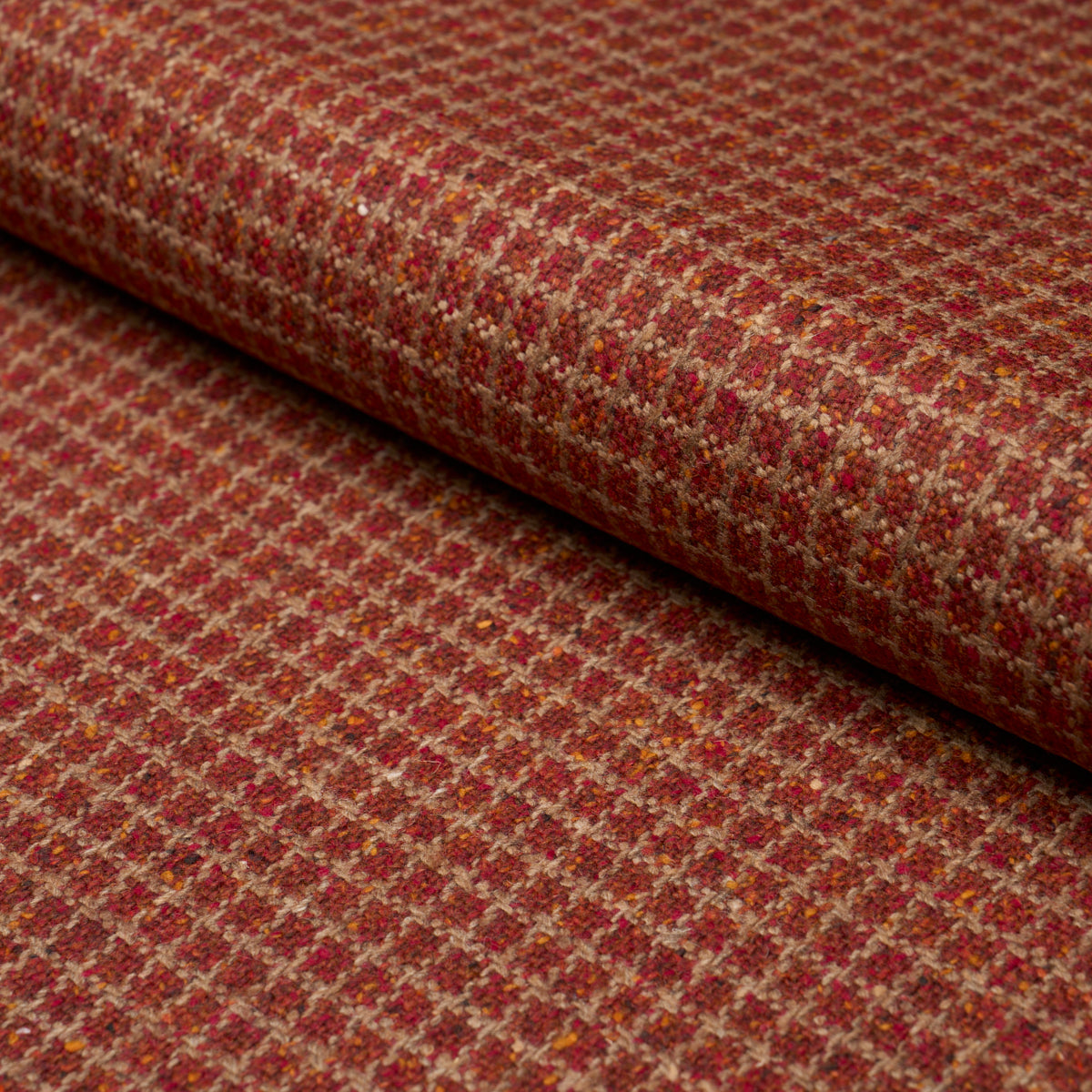 HUDSON WOOL CHECK | Rust