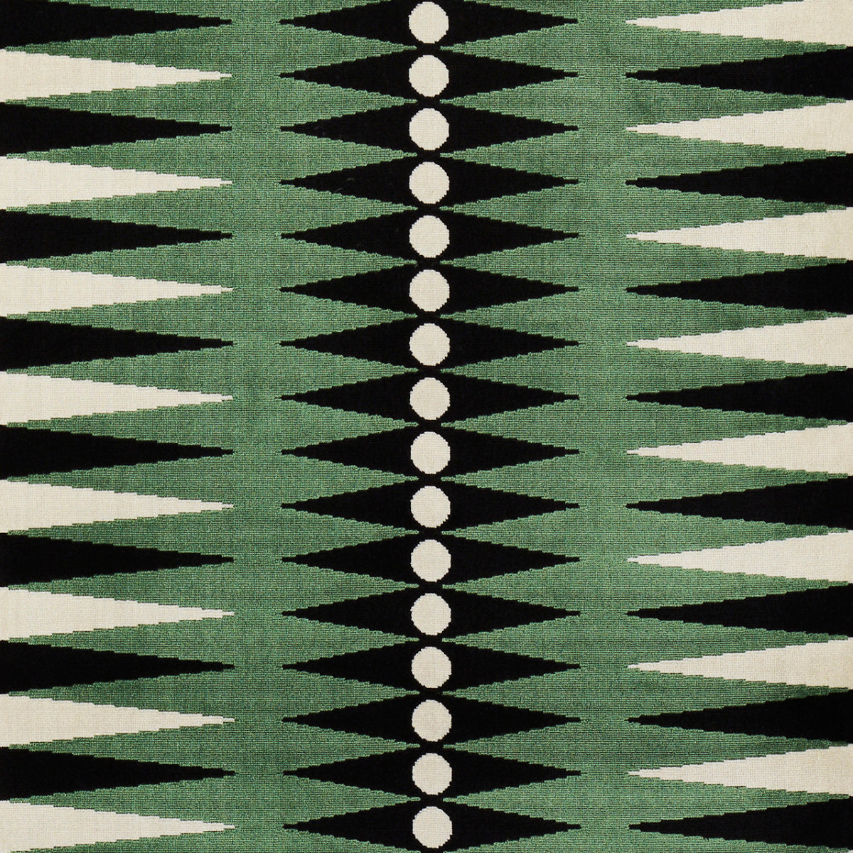 VELLUTO TAGLIO BACKGAMMON | VERDE