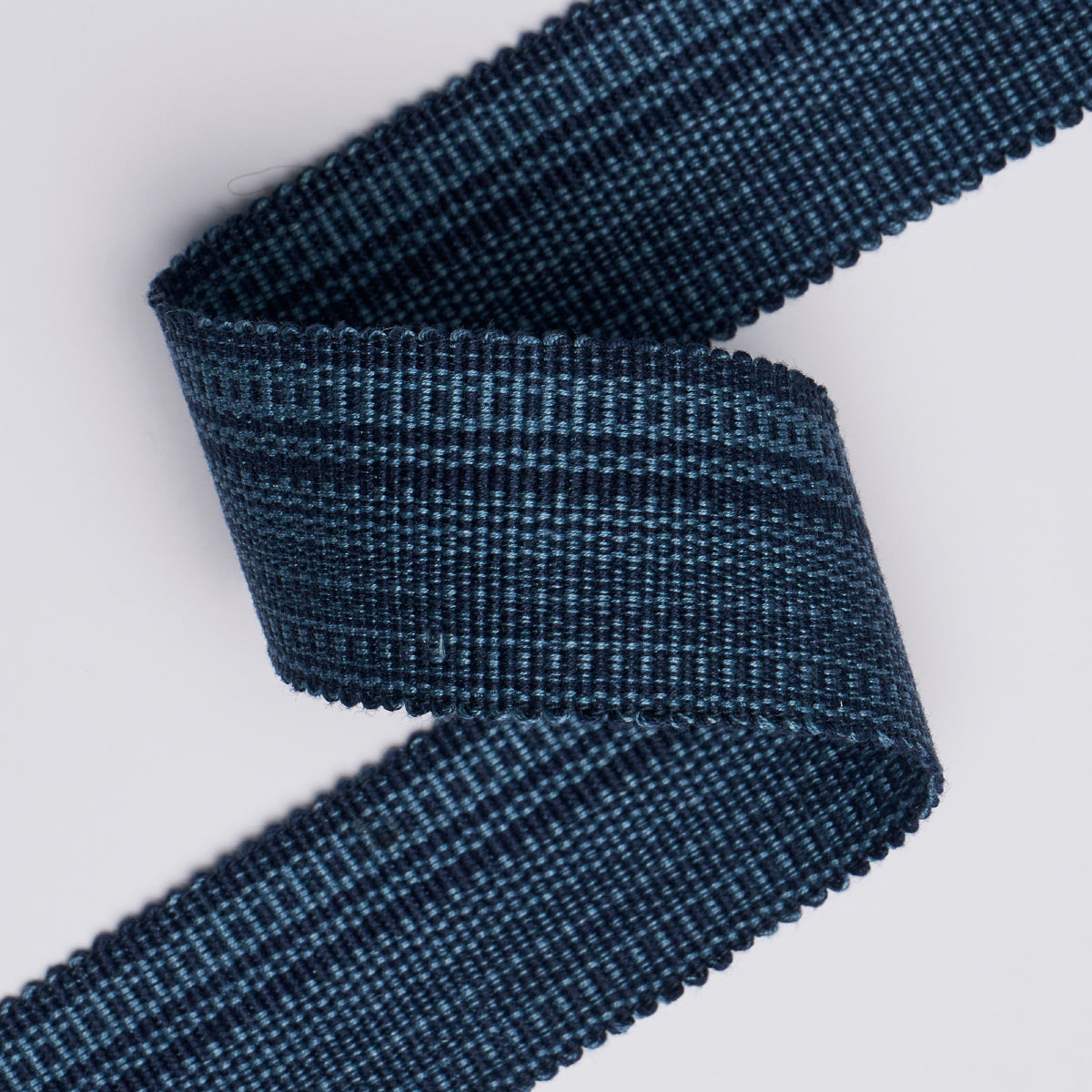 COTTON STRIÉ TAPE MEDIUM | Indigo