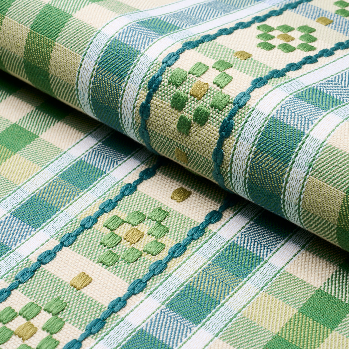 HUTTON HAND WOVEN CHECK | Leaf