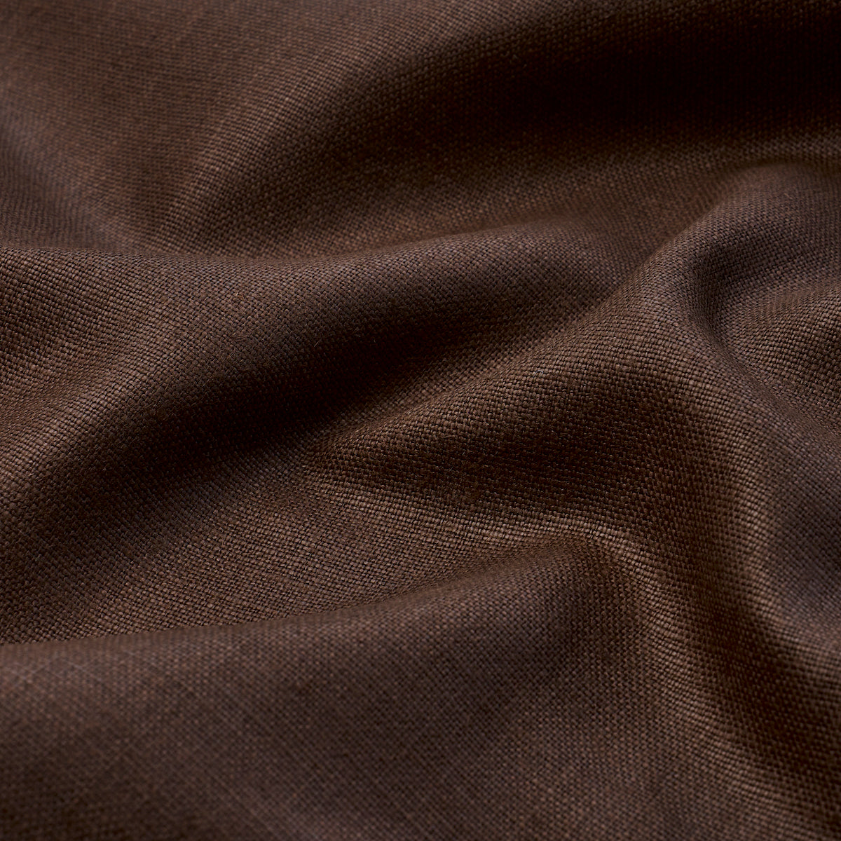 LEO GLAZED LINEN | Chocolate