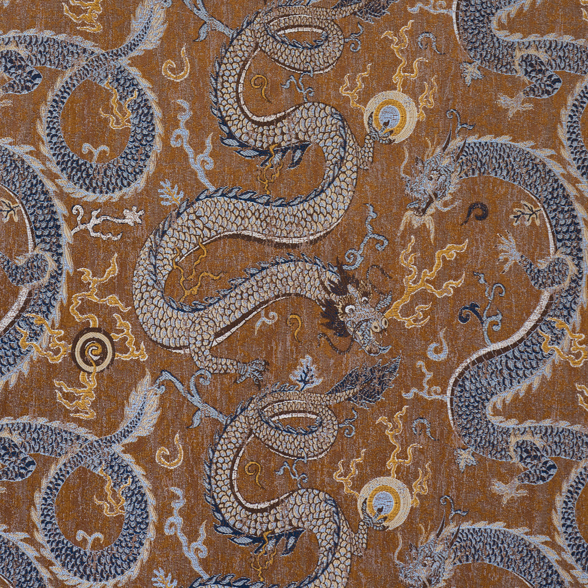 SERPENTINE DRAGON | Brown & Blue