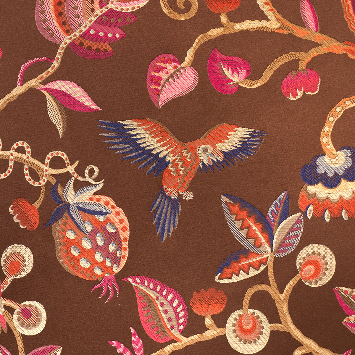 BIRDS OF PARADISE WOVEN | Chestnut