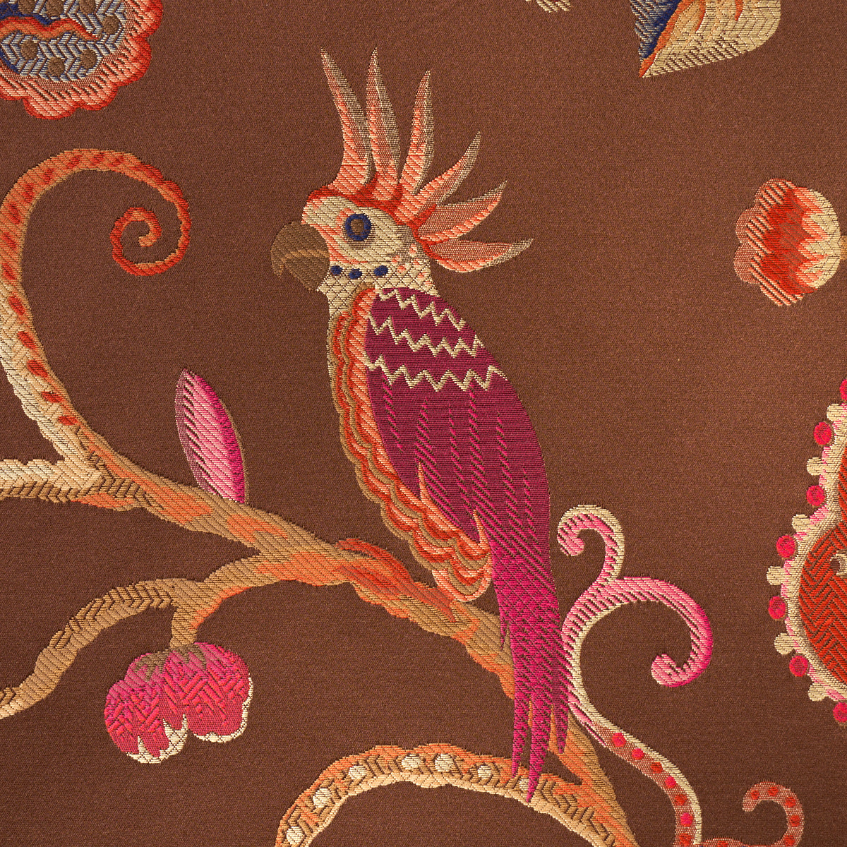 BIRDS OF PARADISE WOVEN | Chestnut