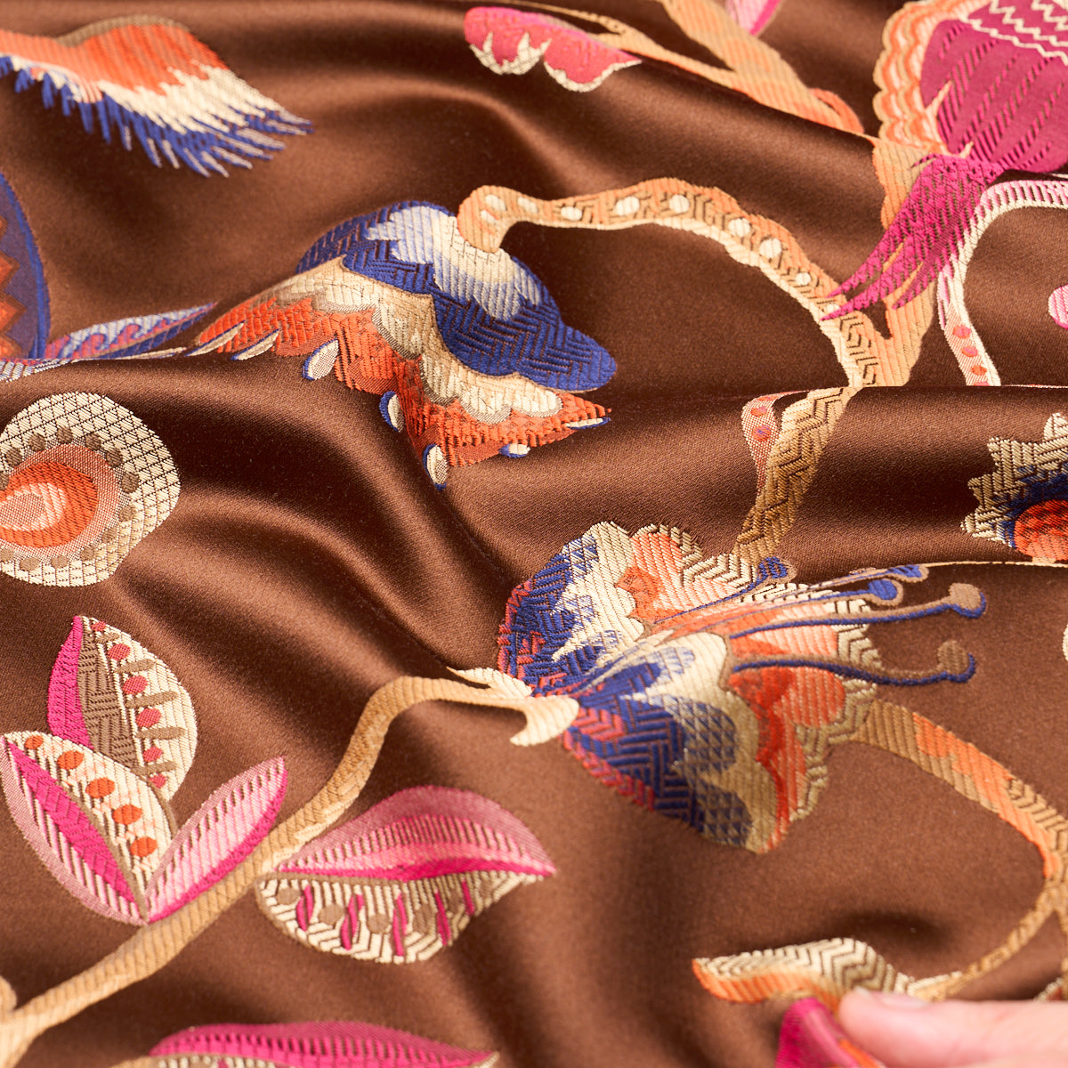 BIRDS OF PARADISE WOVEN | Chestnut