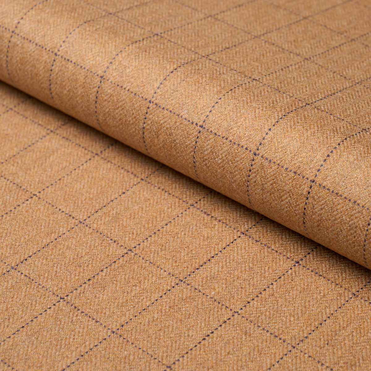 THOMPSON MERINO WINDOWPANE | Camel