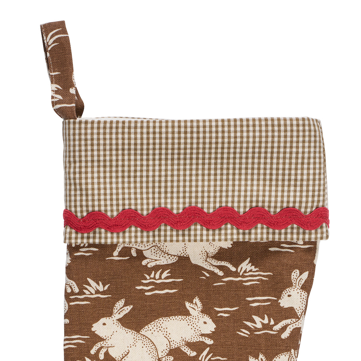 Cottontails Stocking | Chestnut