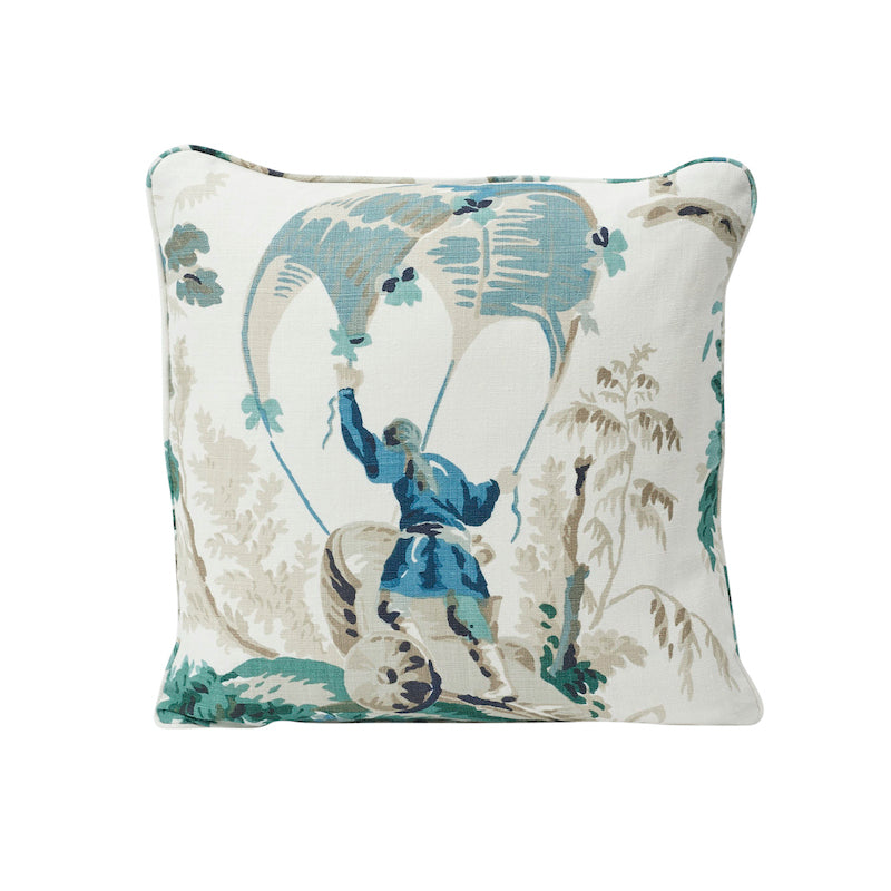 Plaisirs De La Chine Pillow | Emerald