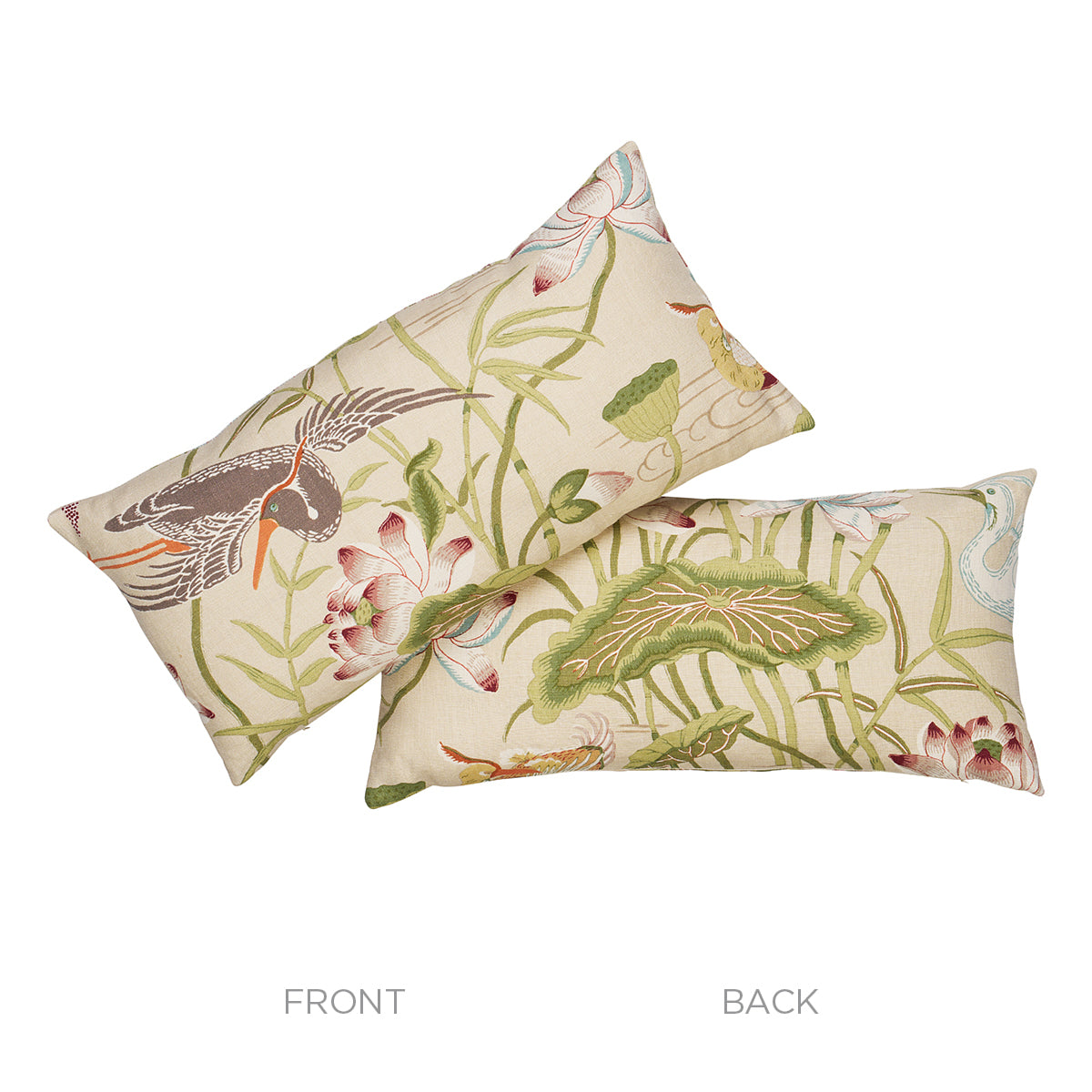 Lotus Garden Pillow | Parchment