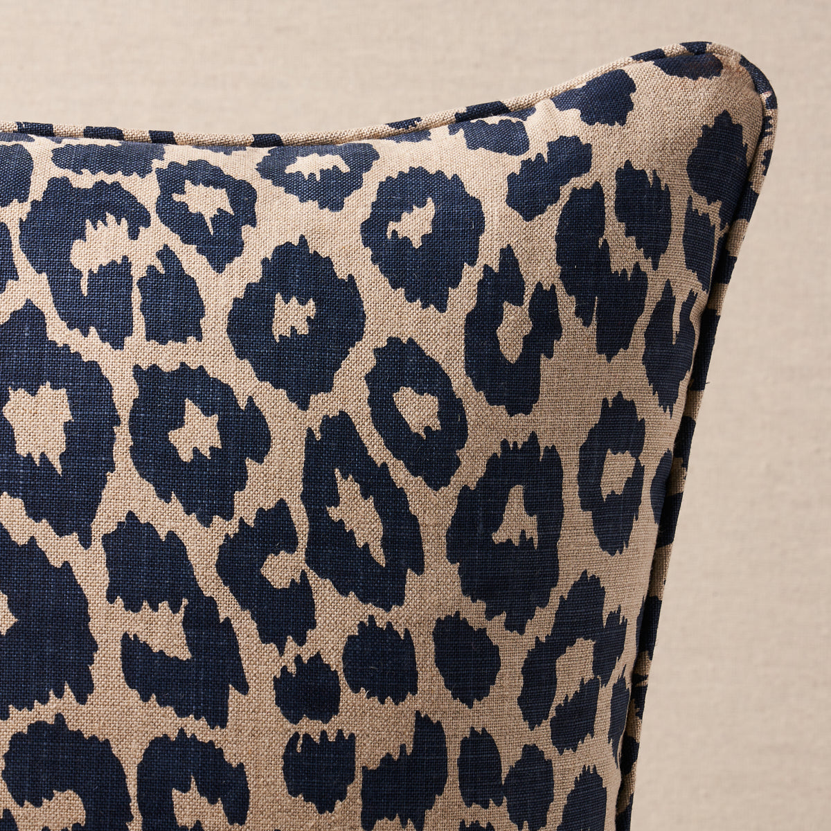 Iconic Leopard Pillow | Ink/Natural