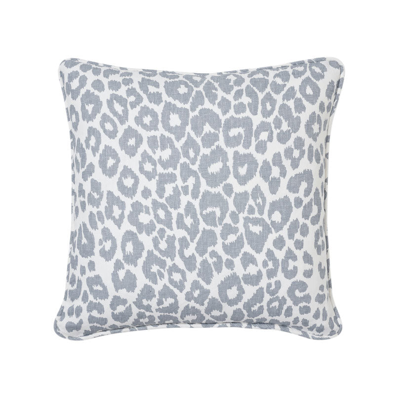 Iconic Leopard Pillow | Sky