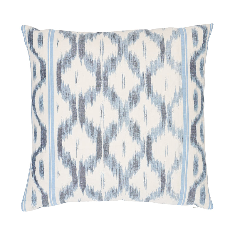 Cuscino Ikat di Santa Monica | Blu indaco