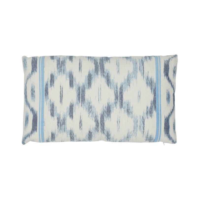 Cuscino Ikat di Santa Monica | Blu indaco