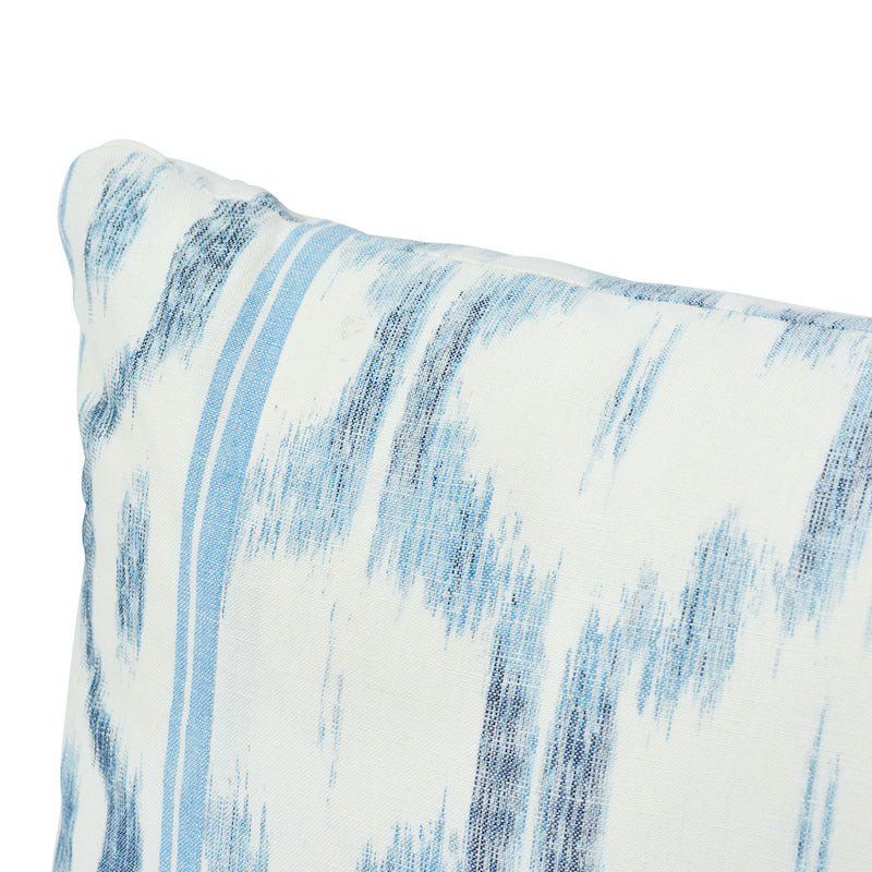 Cuscino Ikat di Santa Monica | Blu indaco