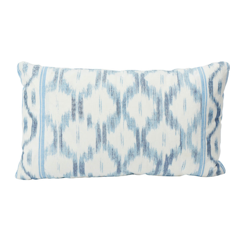 Cuscino Ikat di Santa Monica | Blu indaco