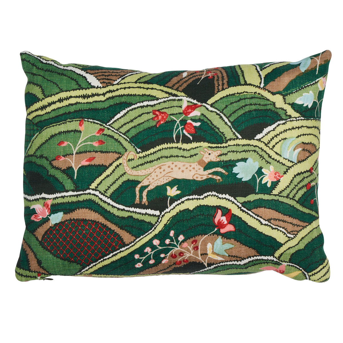 Rolling Hills Pillow | Green