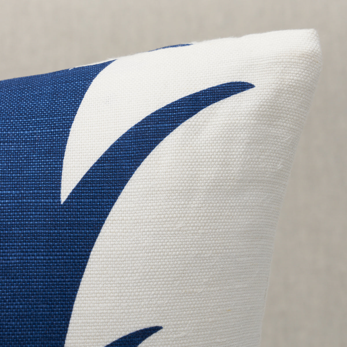 Acanthus Stripe Pillow | Navy