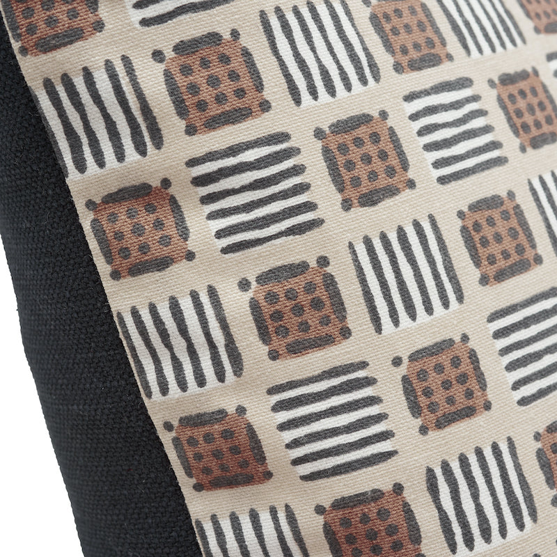 Mottley Grid Pillow | Wren